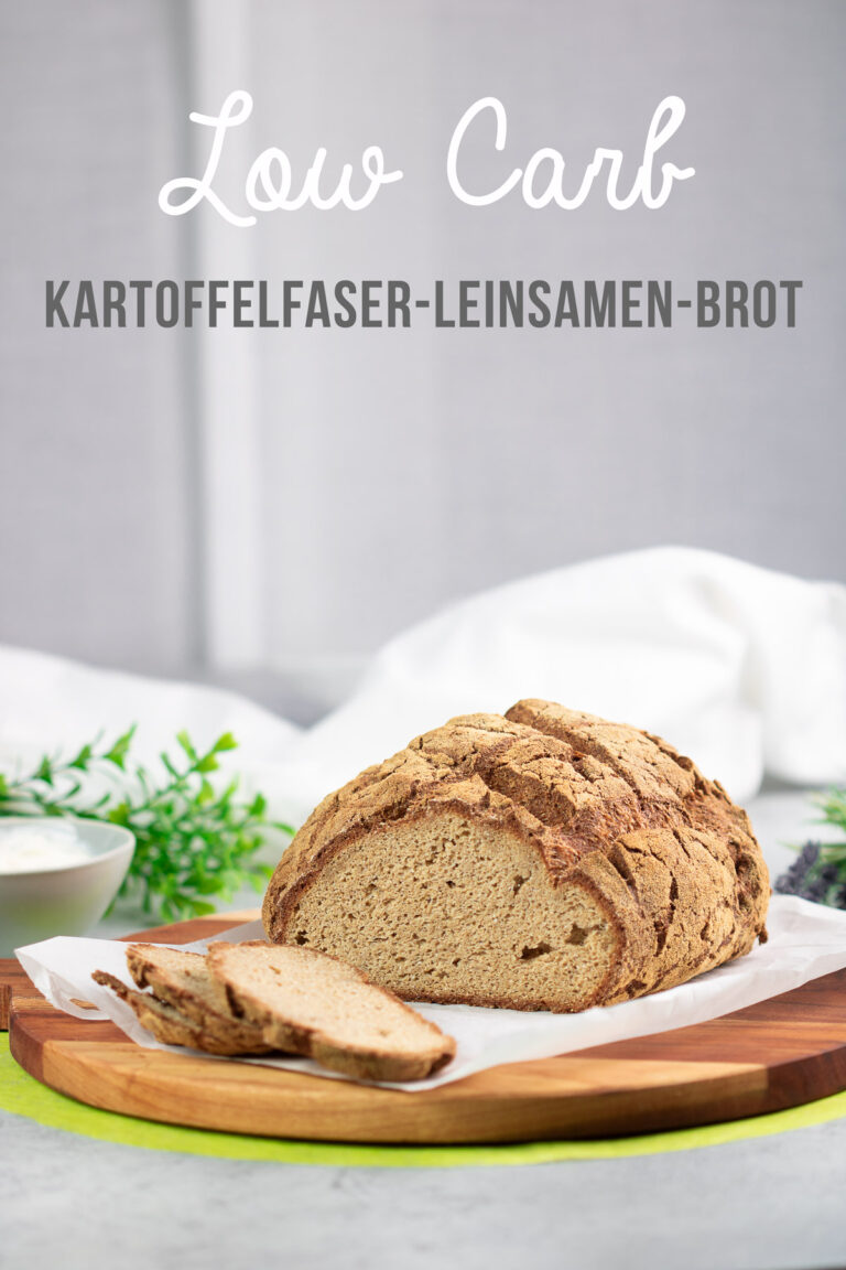 Das Brotigste Low Carb Brot Kartoffelfaser Leinsamen Brot