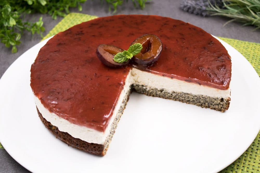 Zwetschgen-Käsesahne-Torte