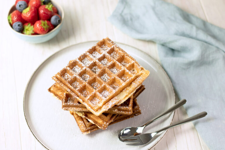 Diese Waffeln sind Low Carb, glutenfrei und zuckerfrei!