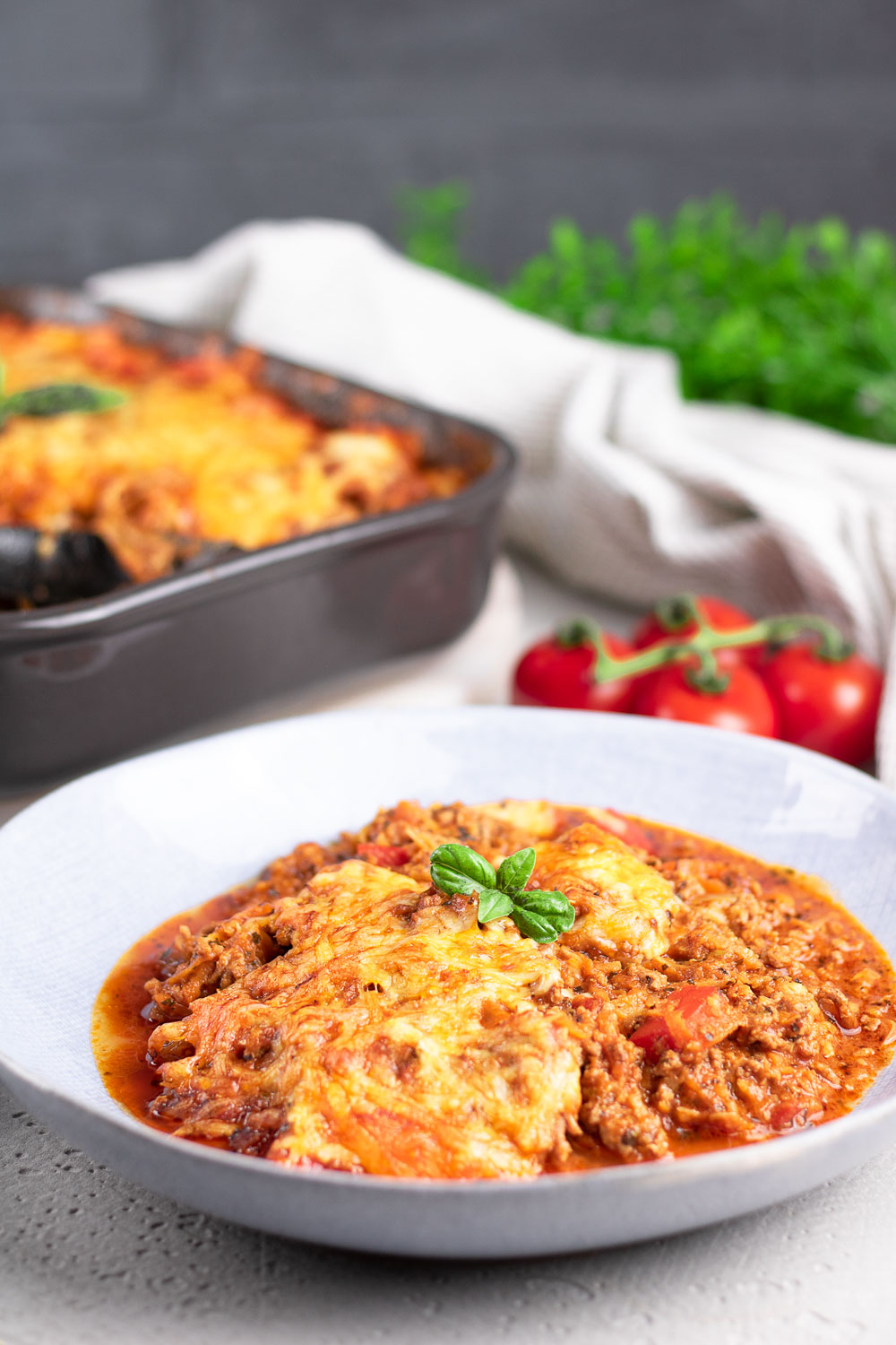 Toller Bolognese-Auflauf mit wenig Kohlenhydraten