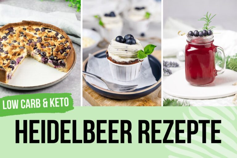 Low Carb Rezepte mit Heidelbeeren