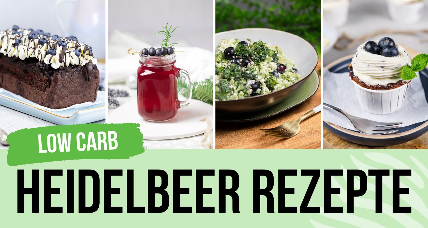 Low Carb Rezepte mit Heidelbeeren