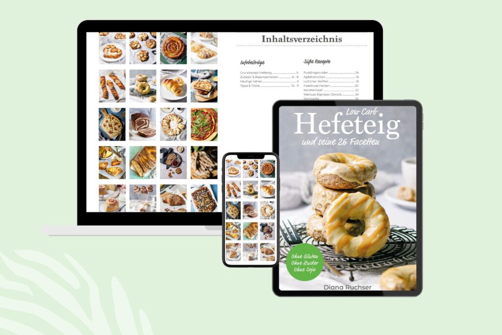 LOW CARB HEFETEIG BUCH