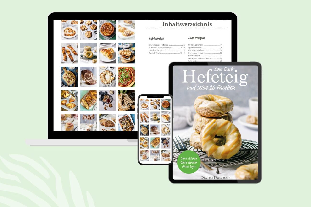 LOW CARB HEFETEIG BUCH