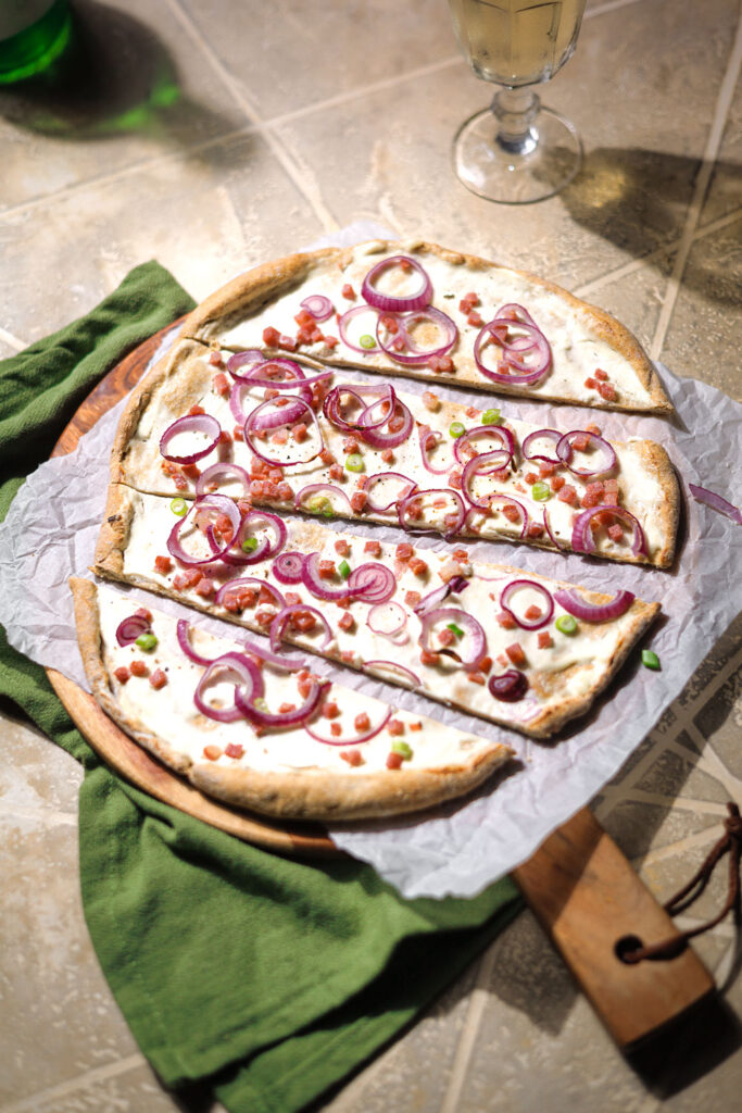 Low Carb Flammkuchen Elsässer Art