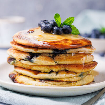 Low Carb Blueberry-Pancakes