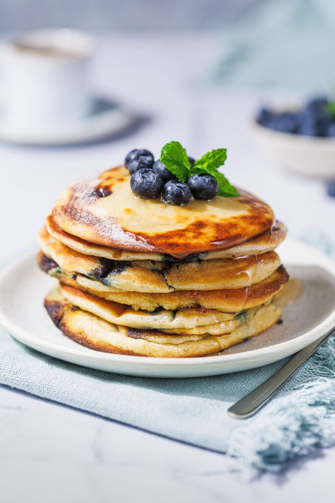 Low Carb Blueberry-Pancakes