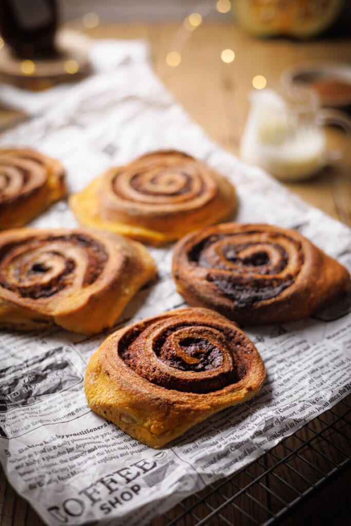 Glutenfreie Kürbisschnecken