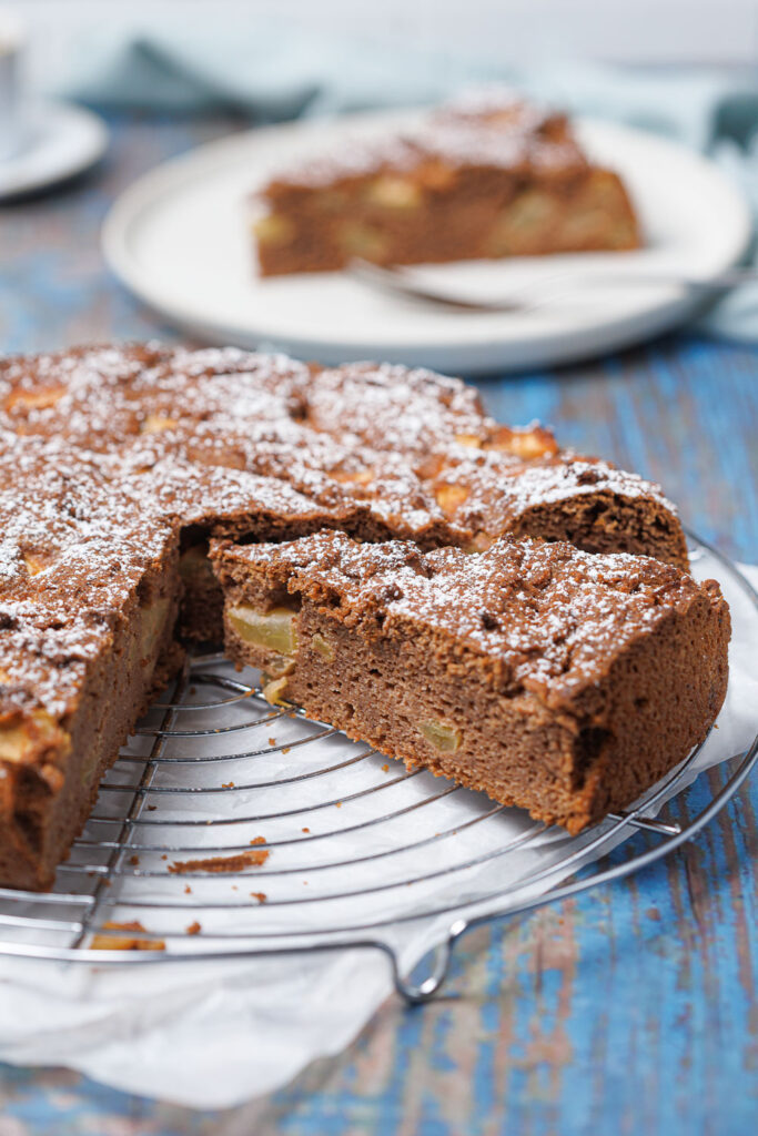 Russischer Apfelkuchen glutenfrei