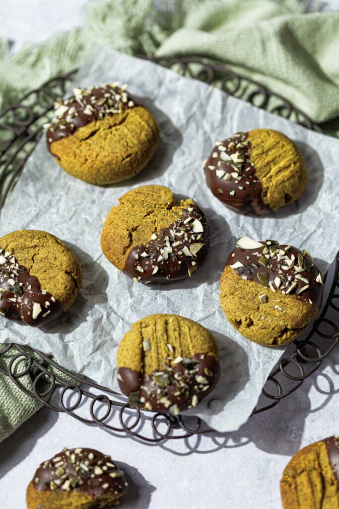 Glutenfreie Kürbiskernkekse