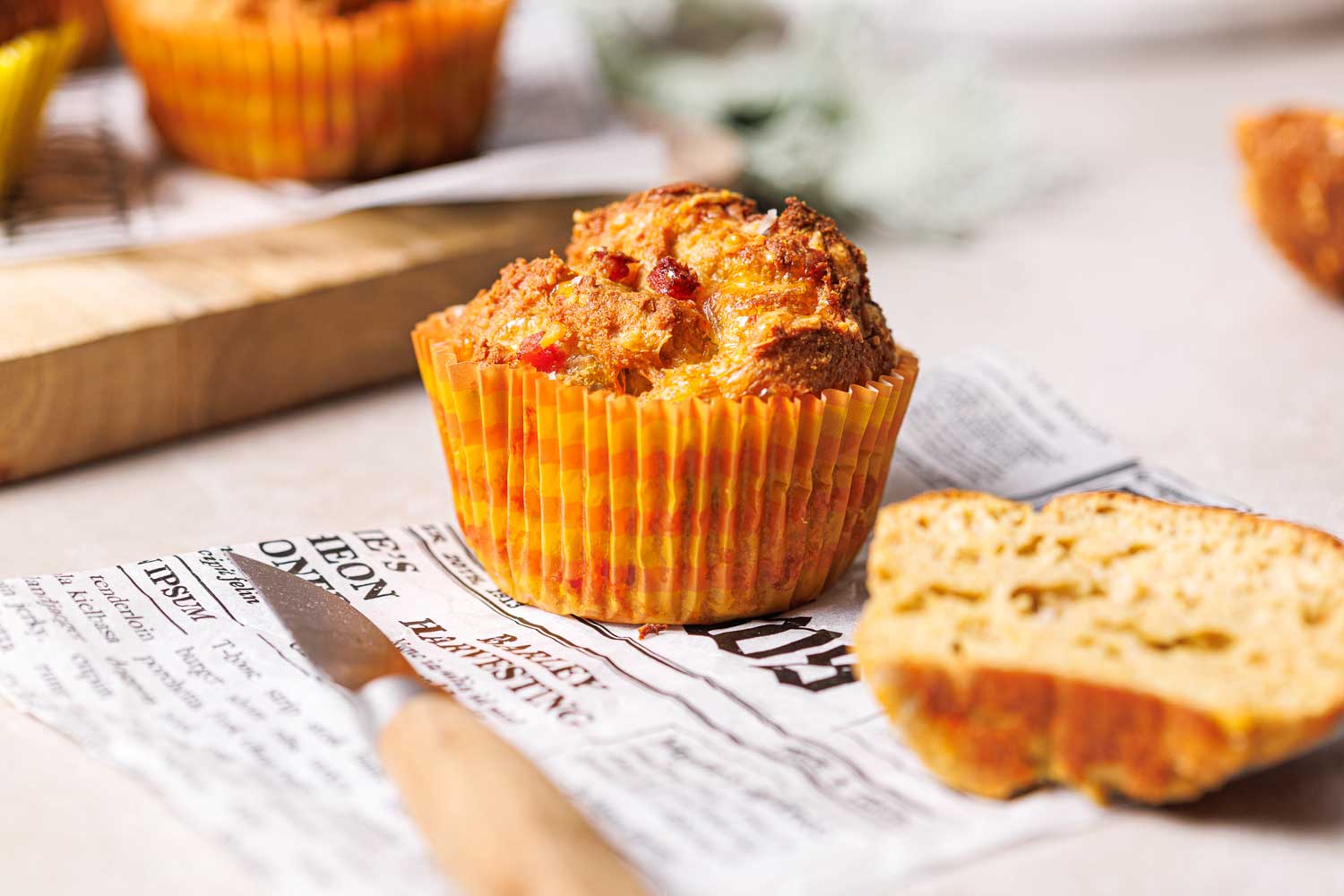 Low Carb Schinken-Käse-Muffins